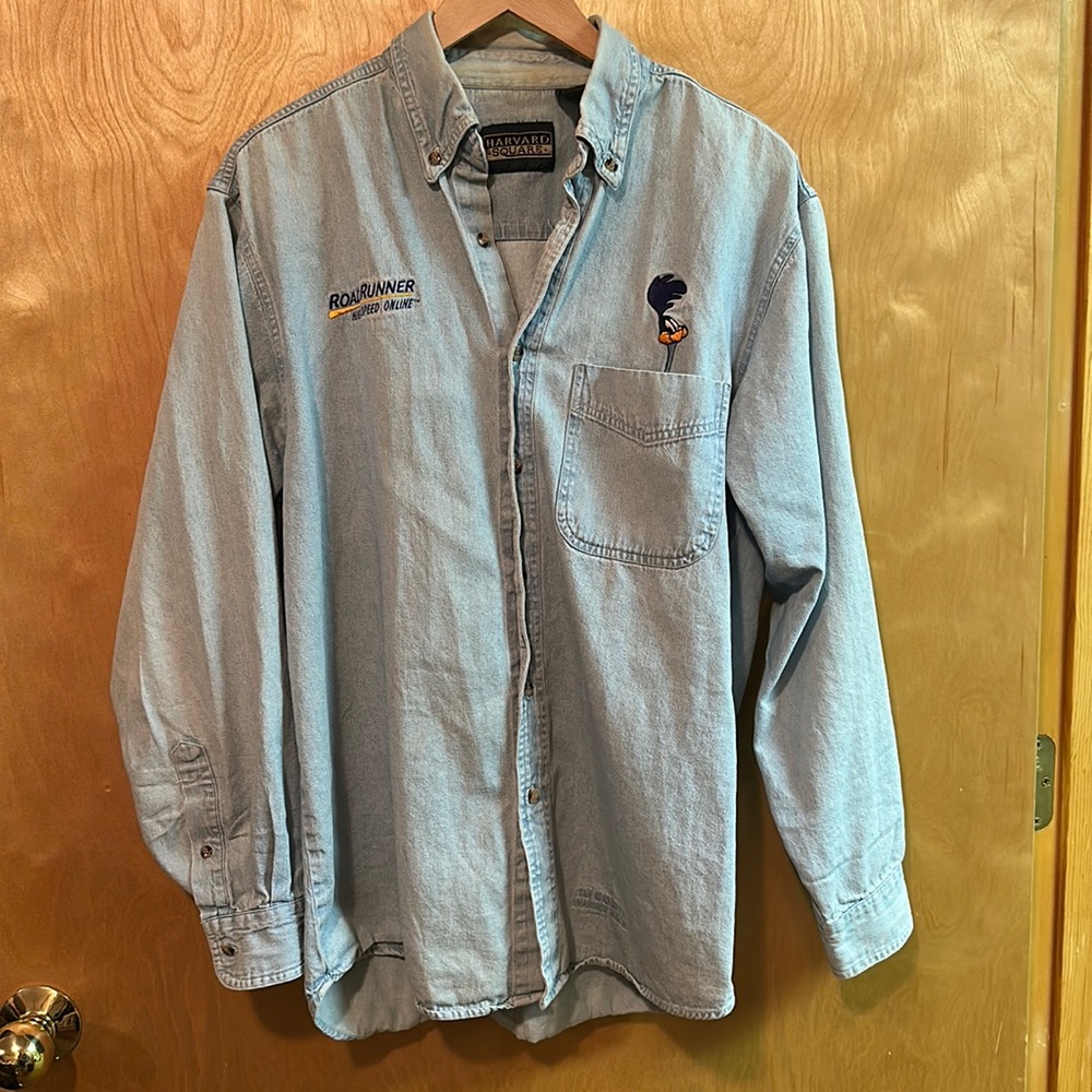 Vintage Road Runner Denim Shirt